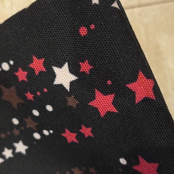 Kate Spade Large Canvas "Twinkle Star" Black Multi-Color Zipper Travel Pouch - Picture 8 of 8